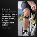 Avis client cycliste sur la sangle rotulienne