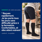 Avis cliente au quotidien sur le bas de compression
