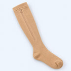 Bas de contention zippés Oxalys en beige