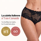 Culotte italienne en dentelle noire, numéro 1 au Canada