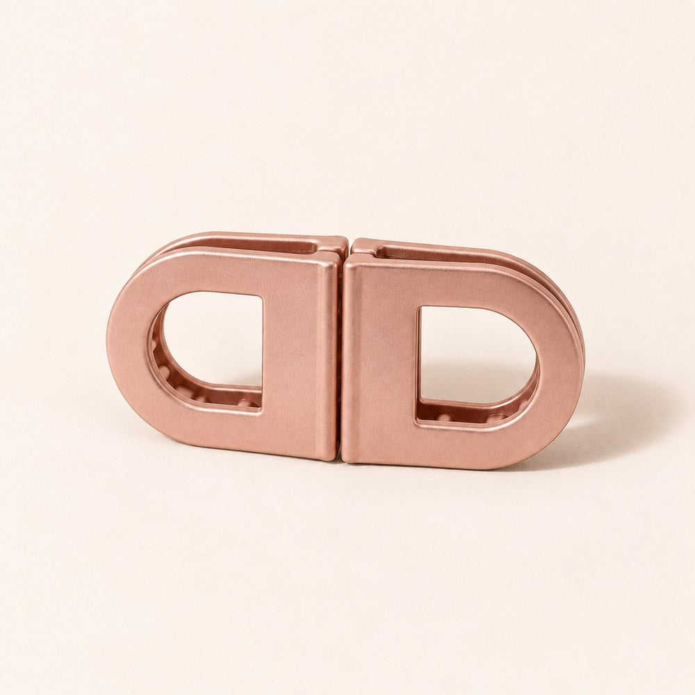 Pince à cheveux aimantée, coloris rose gold