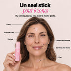 Les 6 zones du visage et du cou où glisser le stick