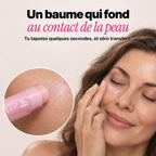 Baume qui fond sur la peau quand on tapote sous l’œil