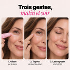 Les trois gestes, glisser, tapoter, laisser poser