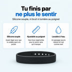 Silicone souple et ajustable du bracelet réveil vibrant WAKE