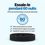 Garantie 60 nuits sur le bracelet réveil vibrant WAKE